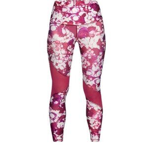 Under Armour Flower Print Compression / Heat Gear Leggings Size Medium